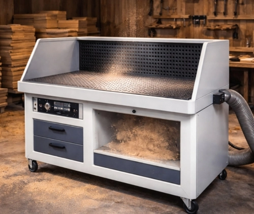 Downdraft Table Dust Collector: The Ultimate Integrated Workstation Extractor - industrial product