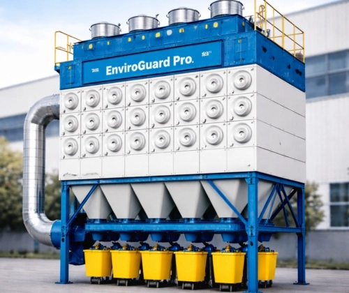 **Unleash Superior Air Quality with the EnviroGuard Pro Pulse Jet Dust Collector**